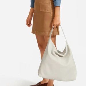 Everlane Cream Leather hobo bag